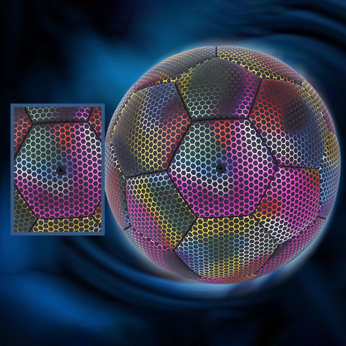 Reflective Football Wear-resistant Anti-slip Glow In The