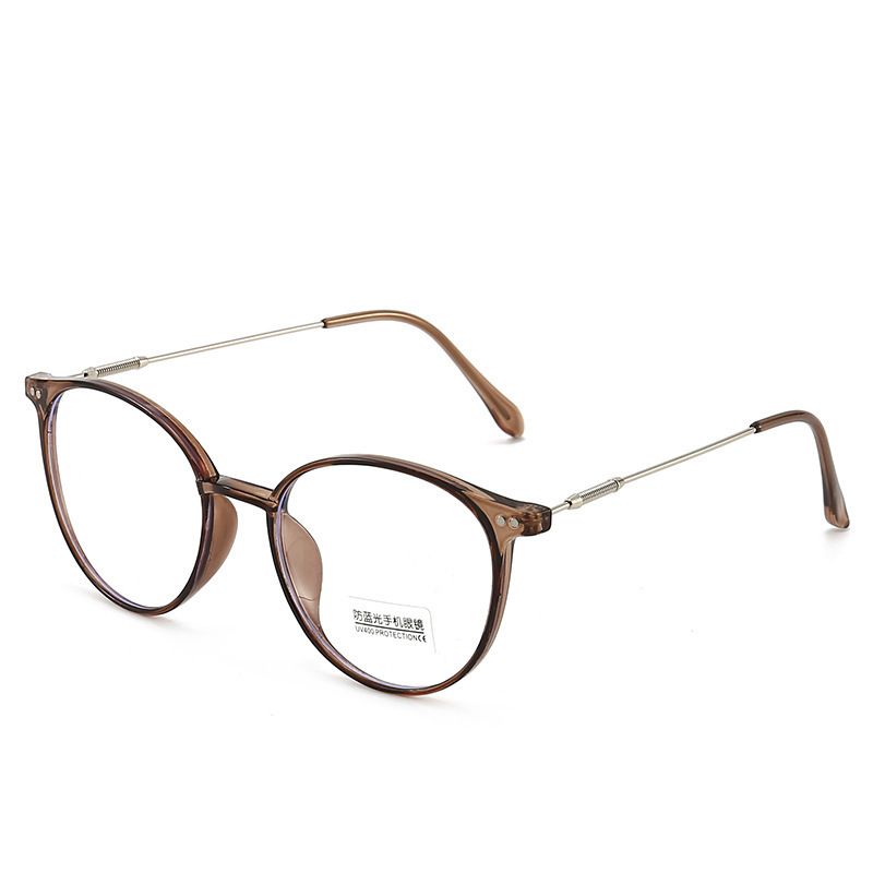 (C1)Photochromic Myopia Glasses Women's Anti Blue Light Clear Glasses Frame