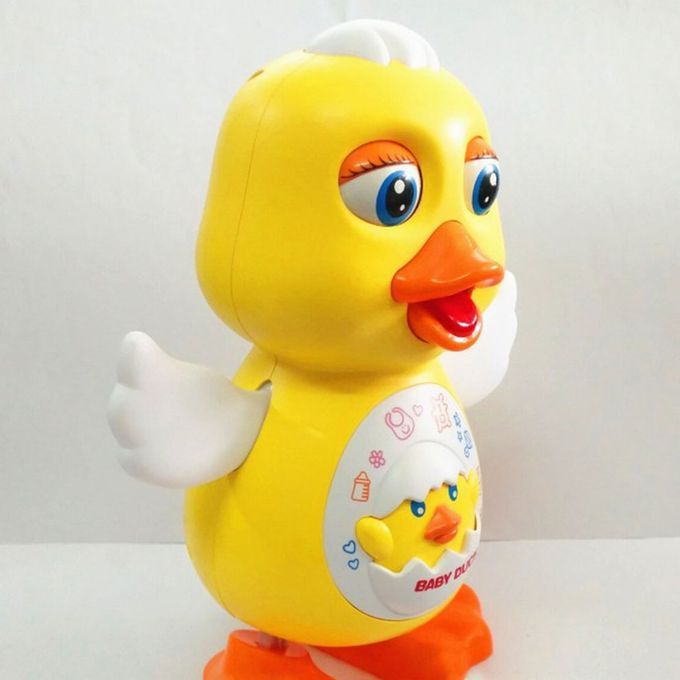 Ele Tri  Dan E Lighting Du K Edu Ational Toy Intera Tive Dan Ing Yellow Du K-yellow