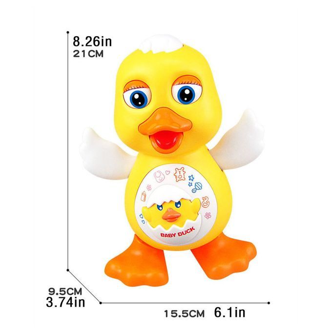 Ele Tri  Dan E Lighting Du K Edu Ational Toy Intera Tive Dan Ing Yellow Du K-yellow
