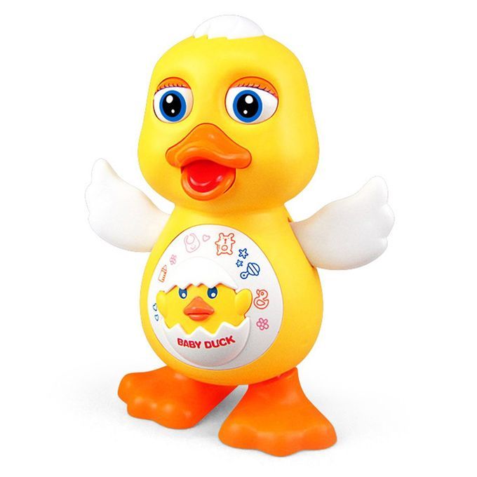 Ele Tri  Dan E Lighting Du K Edu Ational Toy Intera Tive Dan Ing Yellow Du K-yellow