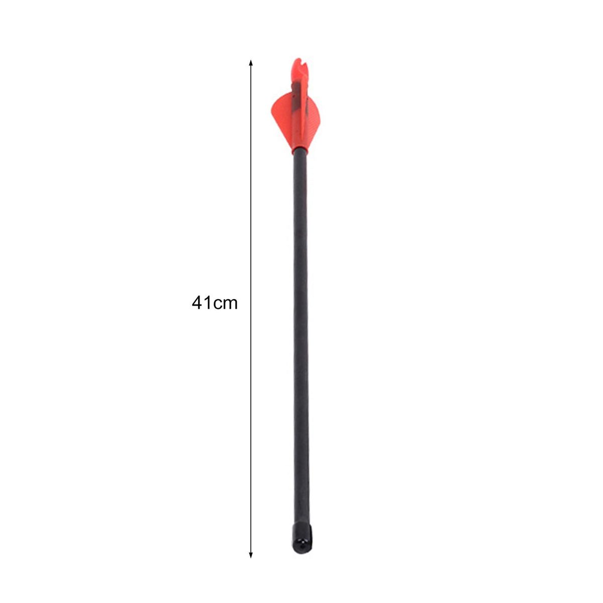 Arrow Game Toy Wide Application Outdoor Sport Fiberglass Bolt Arrow Red Black