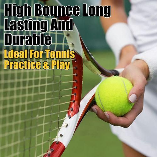 Tennis Balls 12 Pack Durable Pressurized Tennis