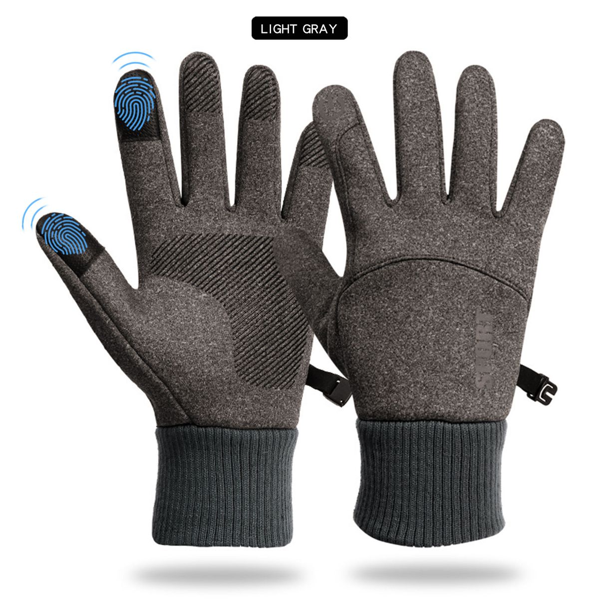 Windproof Cycling Gloves Winter Warm Touchscreen Bicycle