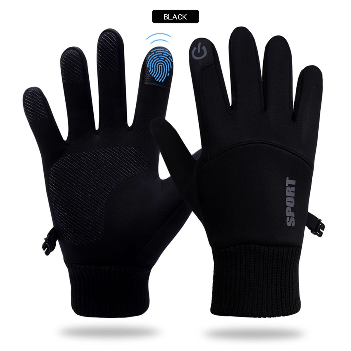 Windproof Cycling Gloves Winter Warm Touchscreen Bicycle
