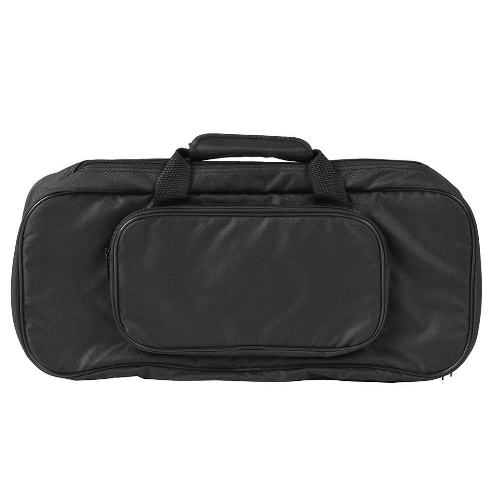 DB-2 Portable Guitar Pedal Board Aluminum Alloy with Carrying Bag Tapes Straps