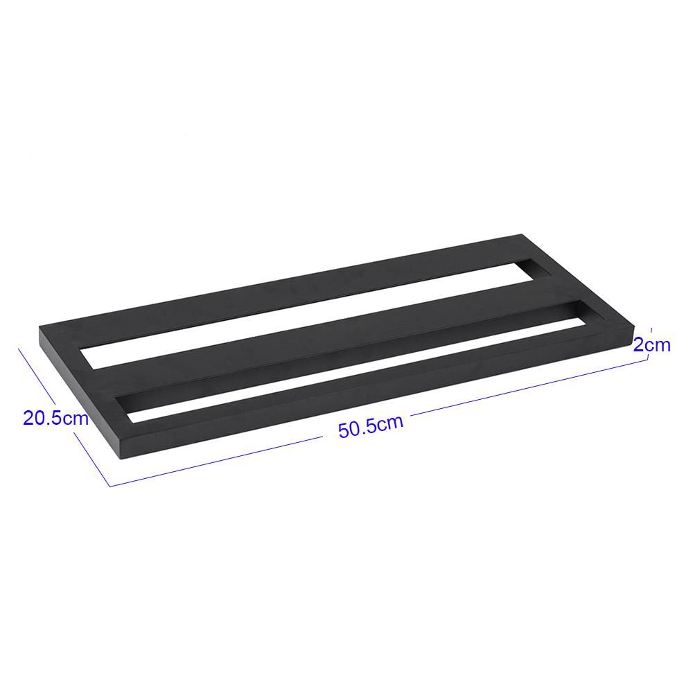 DB-2 Portable Guitar Pedal Board Aluminum Alloy with Carrying Bag Tapes Straps