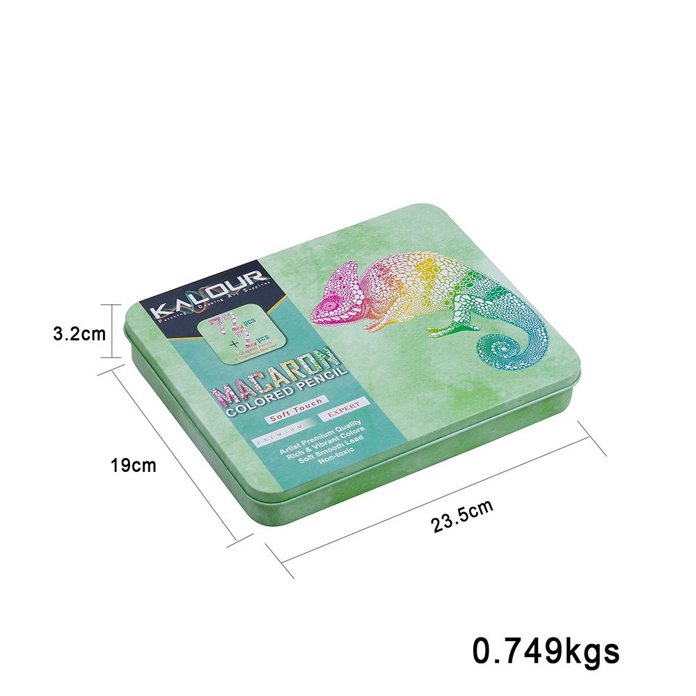 72Pcs Colored Pencil Soft Pastel Sketch Drawing Pencil Set