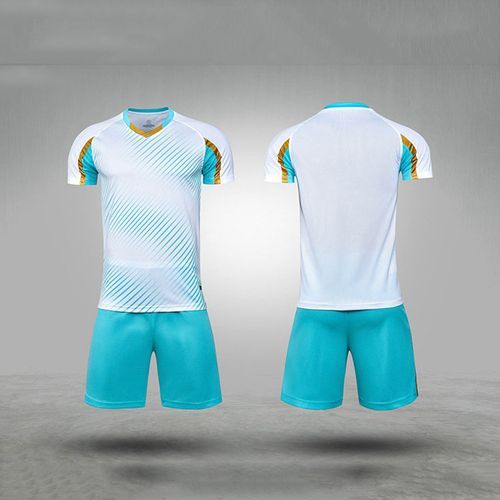 Football Training T-shirt Shorts Kids Men Soccer Jerseys Set