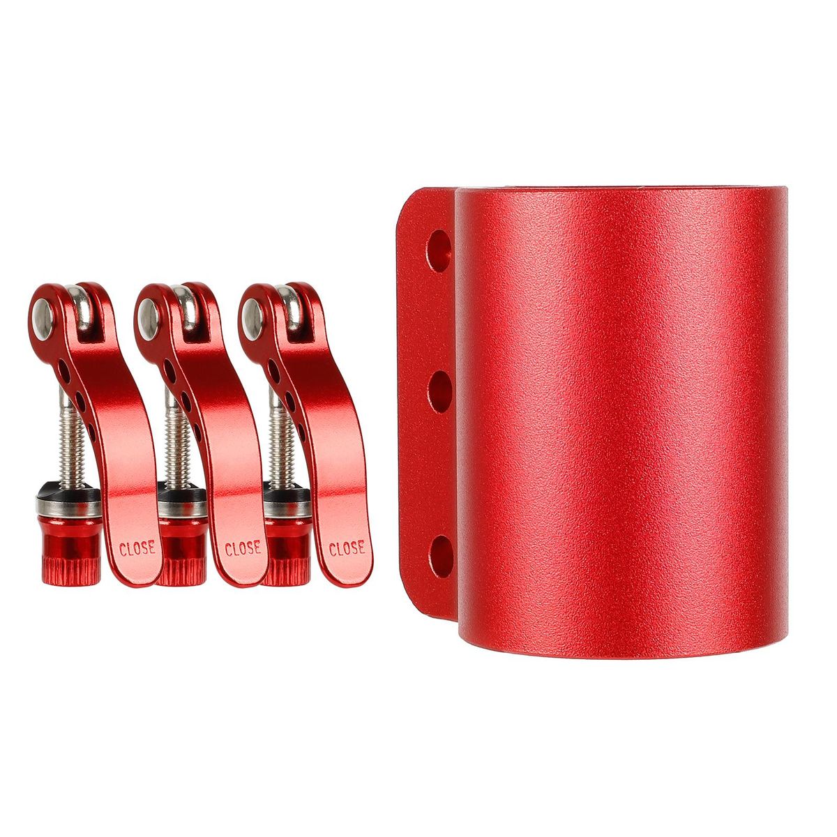 Electric Scooter Folding Clamp Reinforced Locking Aluminum Alloy Vertical Rod Rugged Lock Quick Release Compatible with KaaboMantis10
