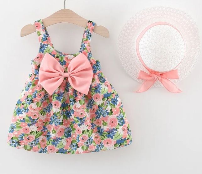 Baby Girl Cute Dress With Hat