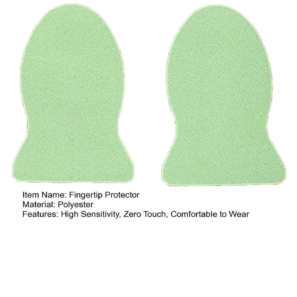 2Pcs Gaming Finger Thumb Protector Gaming Finger Sleeves Green