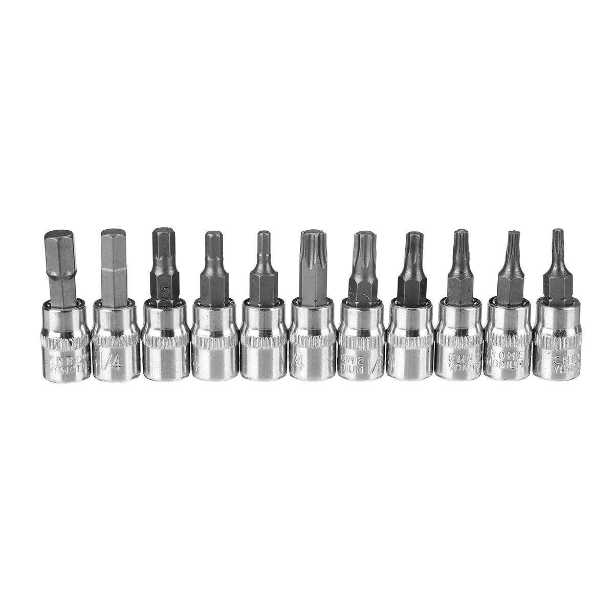 46pcs Assorted Socket Set Ratchet Tool Torque Wrench Set Car Maintenance W/ Box