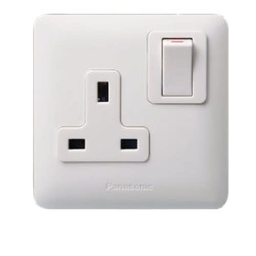1-gang 13a Sp Switched Socket-wdba1211