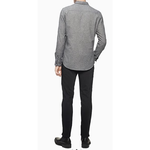 Skinny Fit Tech Chino Pants- Black