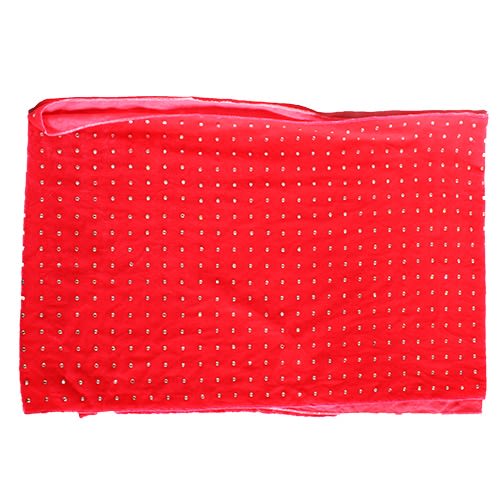 Embellished Studded Velvet Wrap Turban - Pink
