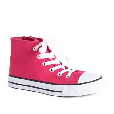 Older Girl's Hi-top Shoe - Pink