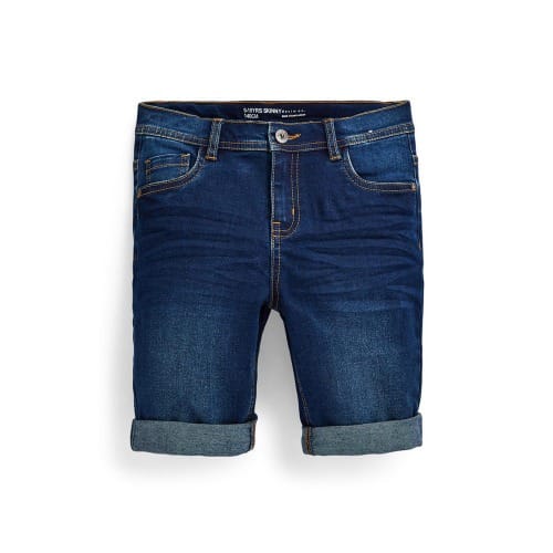 Dark Blue Denim Shorts