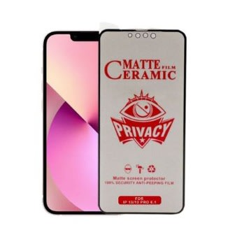 Anti Broken Mate Ceramic Glass Privacy Screen Protector For iPhone 13 / 13 Pro