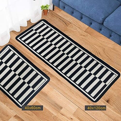 Anti-slip And Absorbent Kitchen Runner Mats - 2 Pieces