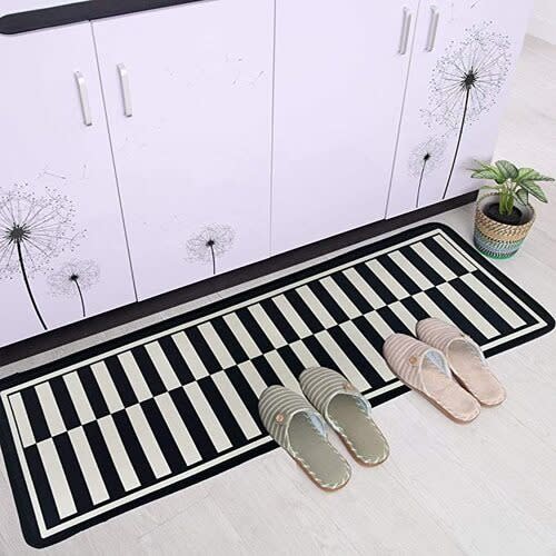 Anti-slip And Absorbent Kitchen Runner Mats - 2 Pieces