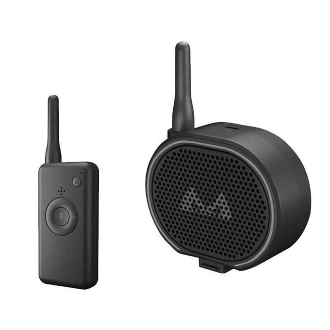 Rechargeable Speaker Megaphone With Remote Control For-Black