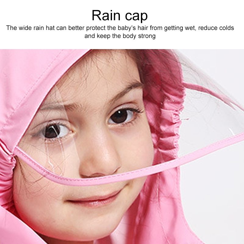 Siamese Children Raincoat Hooded Raincoat-Yellow