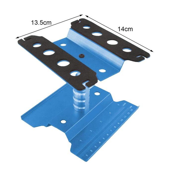 RC Car Work Station Adjustable 360 Degree Rotation-Dark Blue