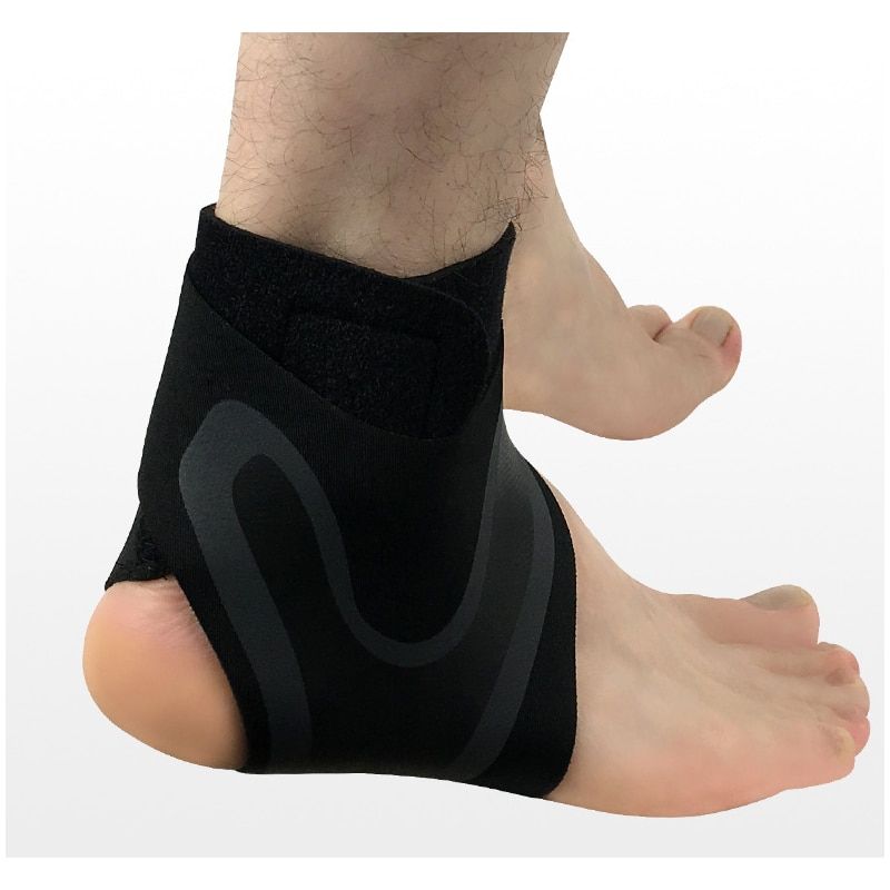1Pc Ankle Sport Ankle Support  Elastic High Protect Guard Band Safety Running Basketball Fitness Foot Heel Wrap Bandage-1Pc Right