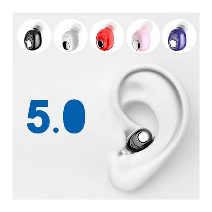 Mini In-Ear 5.0 Bluetooth Earphone HiFi Wireless Headset With Mic Sports Earbuds