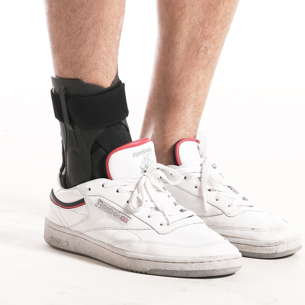 1PC Ankle Support S  Bandage Foot Guard Protector Adjustable Ankle Sprain Orthosis Stabilizer Plantar Fasciitis Wrap-Gray