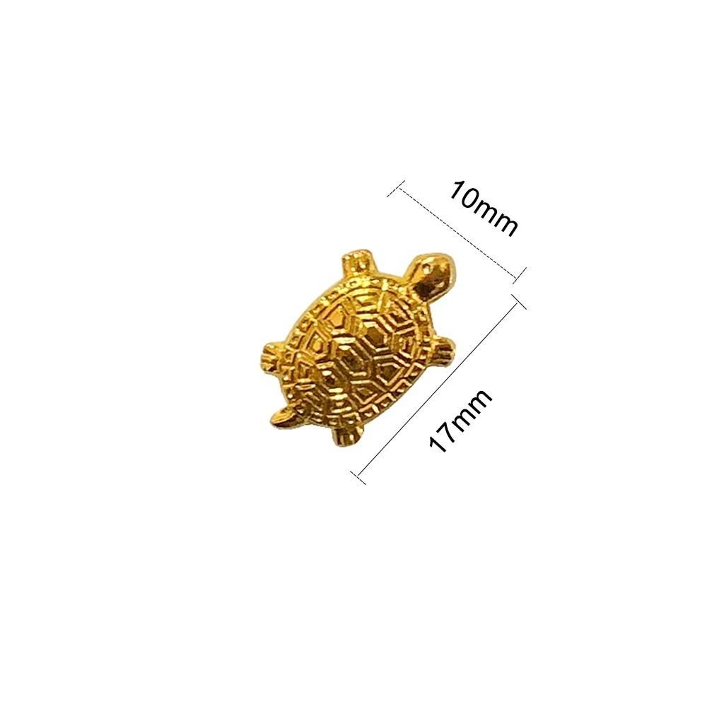 Money turtle small golden turtle money clip mascot lucky charm trinkets Money turtle