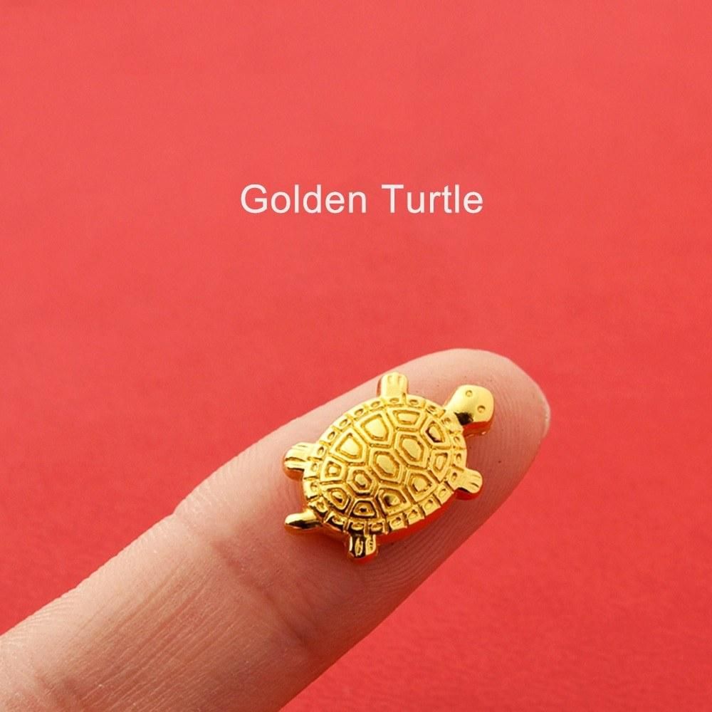Money turtle small golden turtle money clip mascot lucky charm trinkets Money turtle