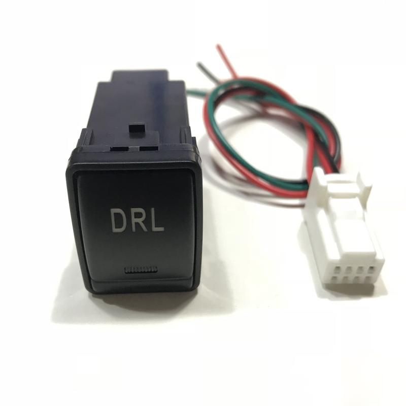 DRL Electronic Dog Spotlight Rearview Mirror Steering wheel Heating Fan Switch Button with wire For Nissan x-trai new 2014-2016