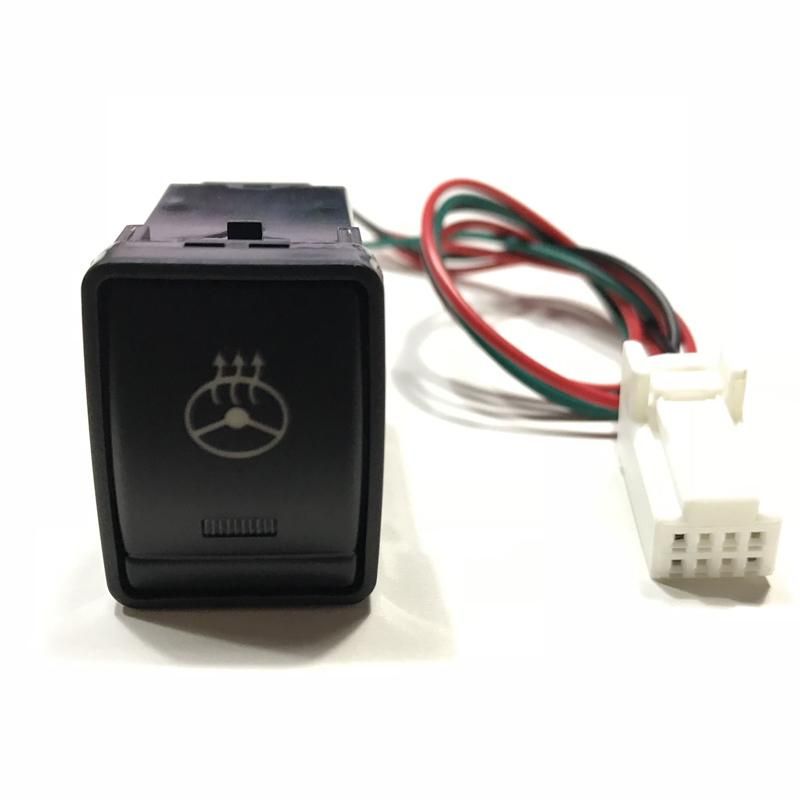 DRL Electronic Dog Spotlight Rearview Mirror Steering wheel Heating Fan Switch Button with wire For Nissan x-trai new 2014-2016