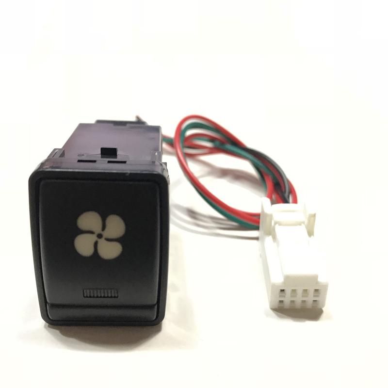 DRL Electronic Dog Spotlight Rearview Mirror Steering wheel Heating Fan Switch Button with wire For Nissan x-trai new 2014-2016