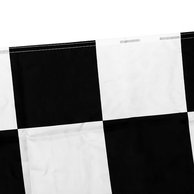 Checkered Flag Black White Racing Flag Polyester Plastic Starting End