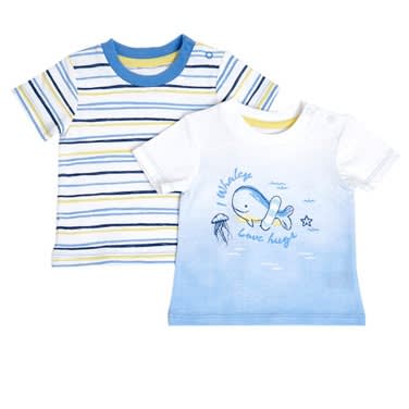 St Bernards Baby Boy T-shirt - Pack Of 2