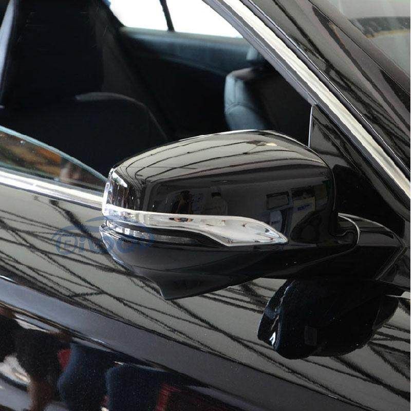221816911199 For Honda Accord MK9 2013-2015 Chrome Rear View Mirror Side Molding Cover Trims