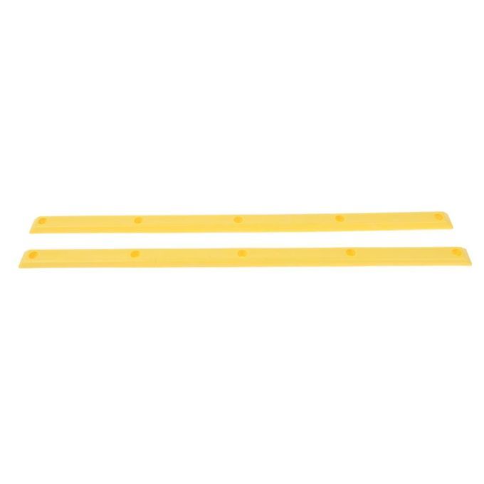 1 Pair Skateboard Rails With Screws Anticollision Strip For Yellow