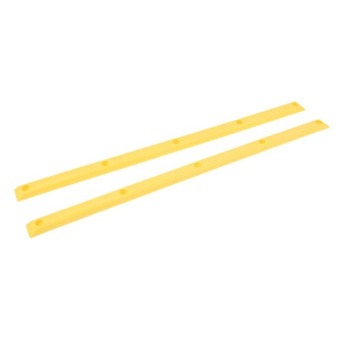 1 Pair Skateboard Rails With Screws Anticollision Strip For Yellow