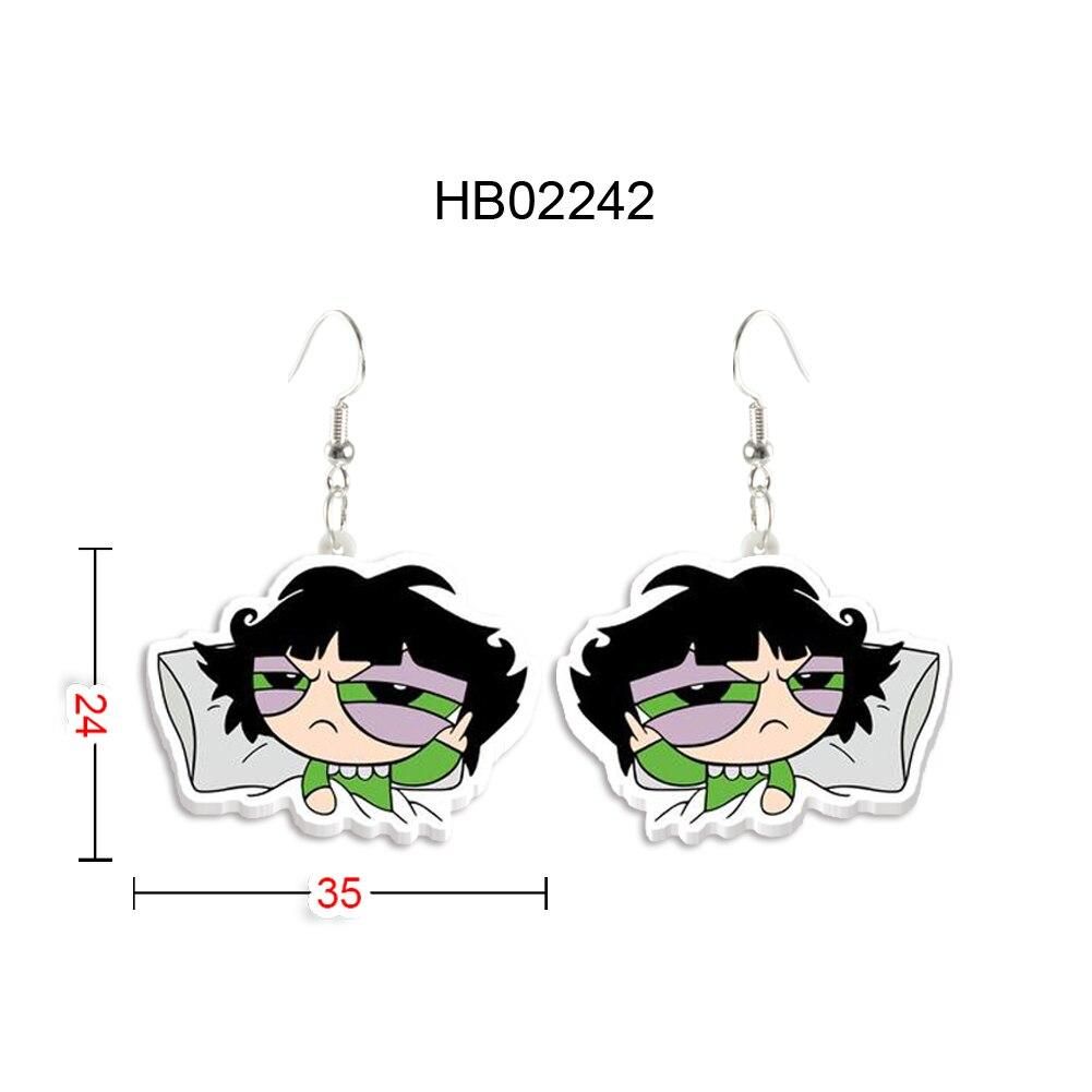 Girl Blowing Bubblegum Dangle Drop Earrings for Women Gifts Children