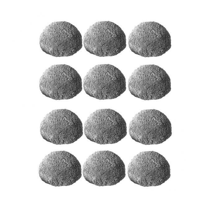2x 12 Pieces Window Cleaner Cushion Accessory Replacement Reusable