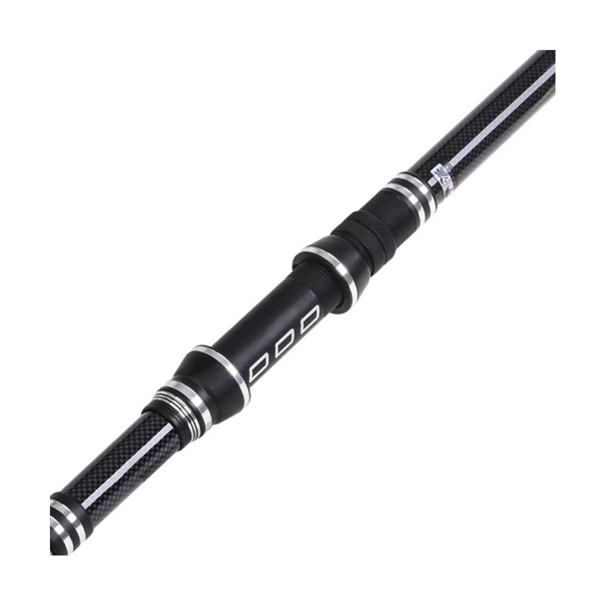 CAPACI Carp Fishing Rod Feeder Hard Carbon Fiber Telescopic Rod Black