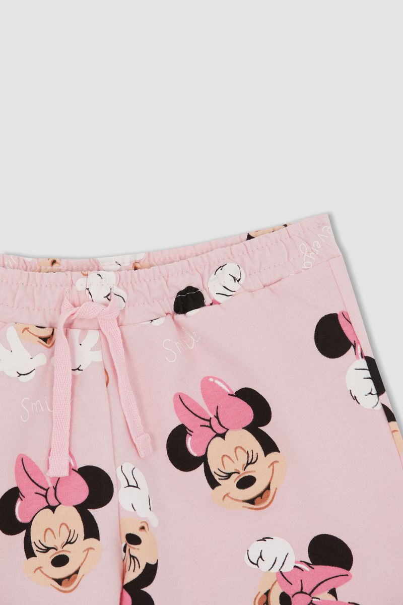 Girl - Short Knitted Bottom Short - Pink