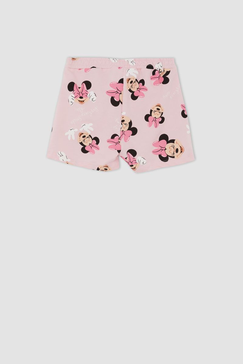 Girl - Short Knitted Bottom Short - Pink
