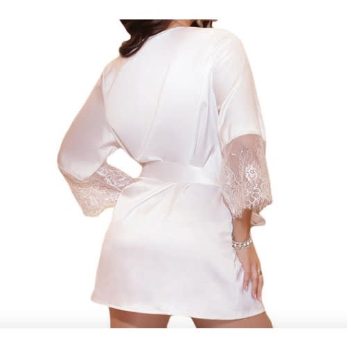 Plus Size Night Wear For Ladies - White