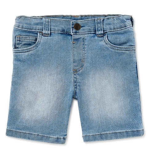 Toddler Boys Denim Jeans Shorts - Light Blue.