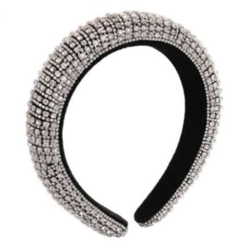 Rhinestone Padded Hair Bands -Set Of 3