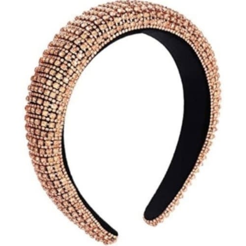Rhinestone Padded Hair Bands -Set Of 3
